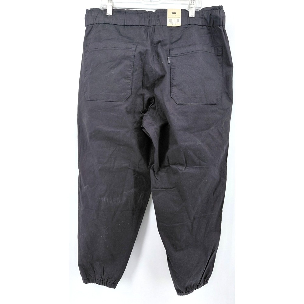 Levi's Men's Black Jogger Elastic Waistband Drawstring Pants SZ L NWT - Picture 2 of 5